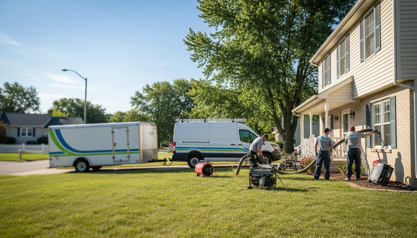 Flooded Basement Restoration And Cleanup With Repair in Elwood, NE near me